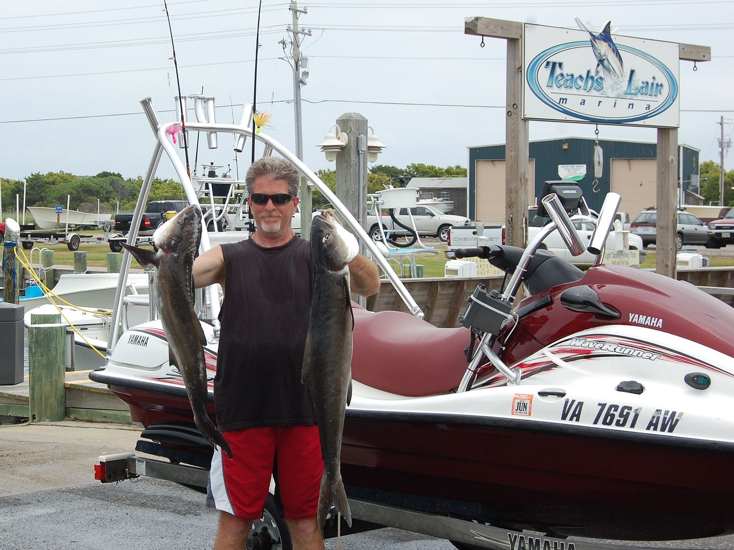 Fishing Report My Best Day Yet! Jet Ski Cobia Catching OBX Tidal